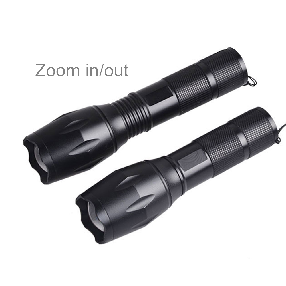 Rechargeable Zoomable High Power LED Purple Light Scorpion 365nm UV led Flashlight