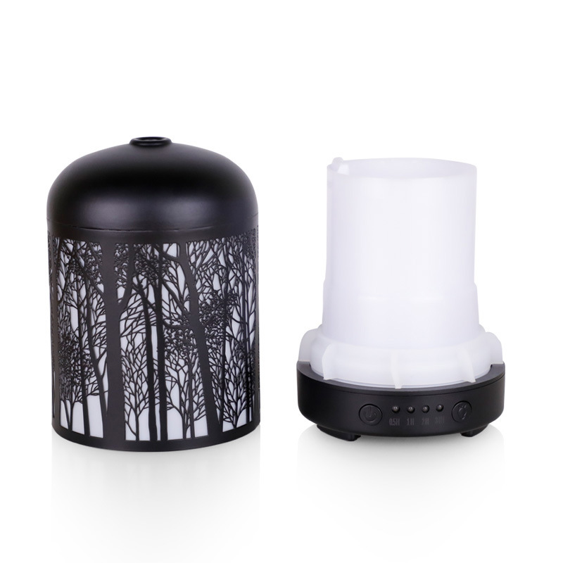 100ml Metal Aroma Diffuser with Colorful LED Professional aroma diffuser manufacturer in China