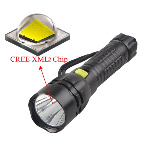 Gift Plastic Box LED Diving Light Torch High Performance Underwater 30m Flashlight