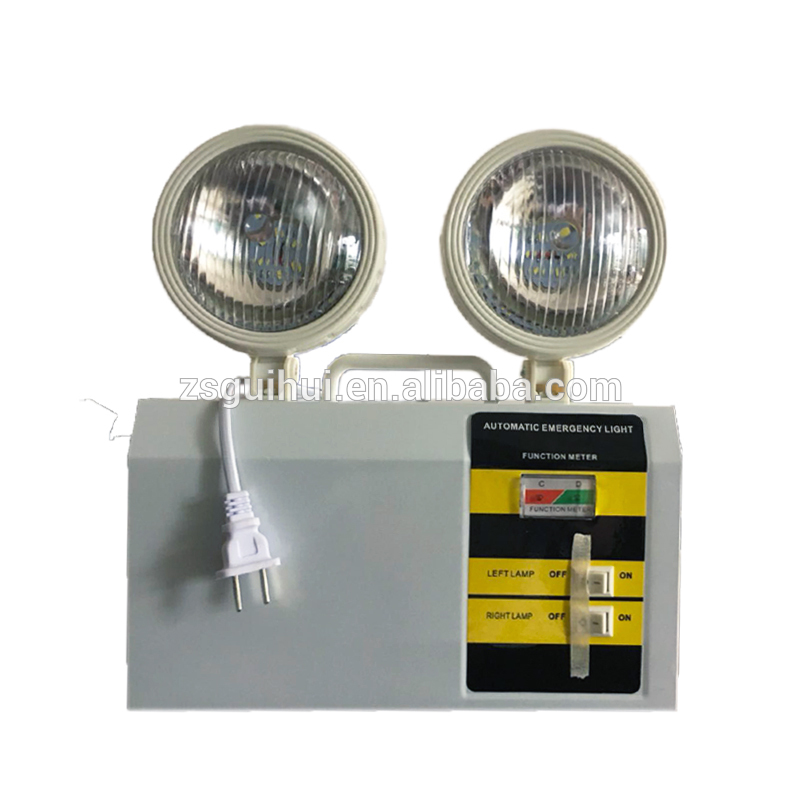 Hot sale exit sign led rechargeable Double Heads emergency light