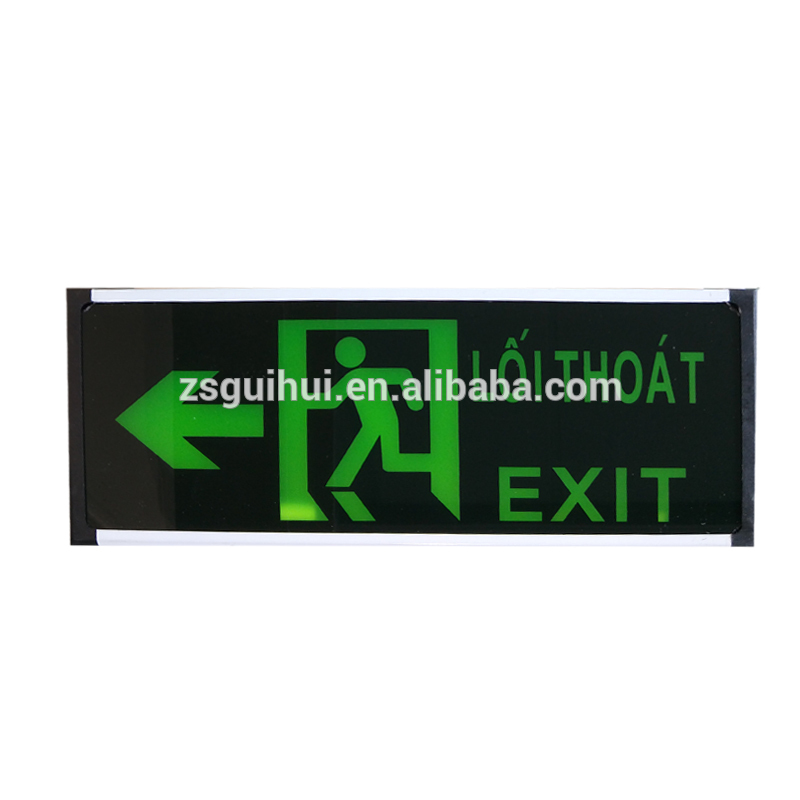 LED fire safety exit signs emergency warning light emergency light