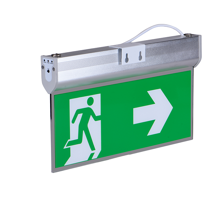 suspended exit sign emergency lights SAA CE ROHS led acrylic exit sign led emergency exit sign