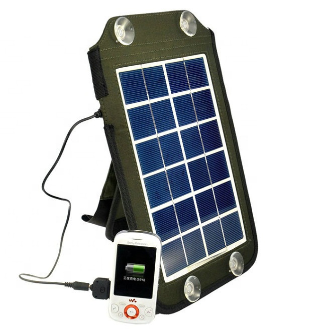 5W 6V Portable camping outdoor travelling charger solar