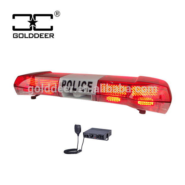 Full size ambulance LED red blue strobe warning bar police flashing light for patrol car