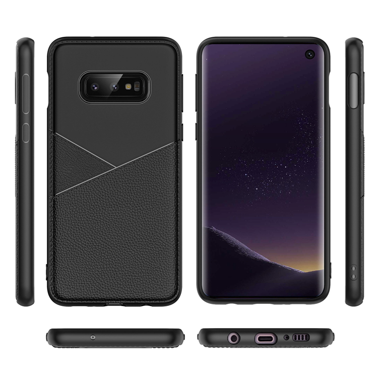 Slim Business Style Leather Pattern Case for Samsung Galaxy S10 Lite Soft TPU Cover