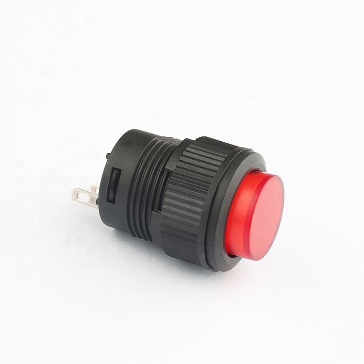 High quality 1500V dielectric strength 1A round led 2V DC Push button switch