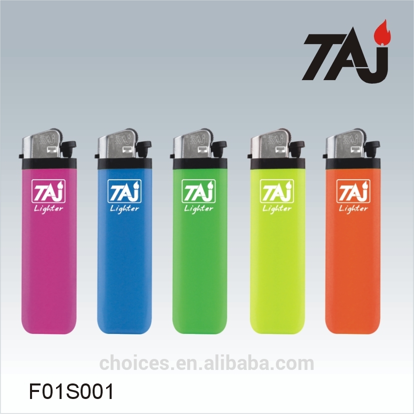 Canton Fair Hot Sell TAJ ISO9994 rainbow smoke cigarettes disposable flint cigarette plasma lighter