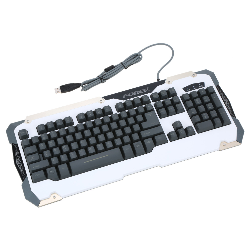 Professional LED Backlit Gaming Keyboard 19 Key Anti Ghosting Imitation Mechanical Keyboard USB Wired for Laptop Desktop