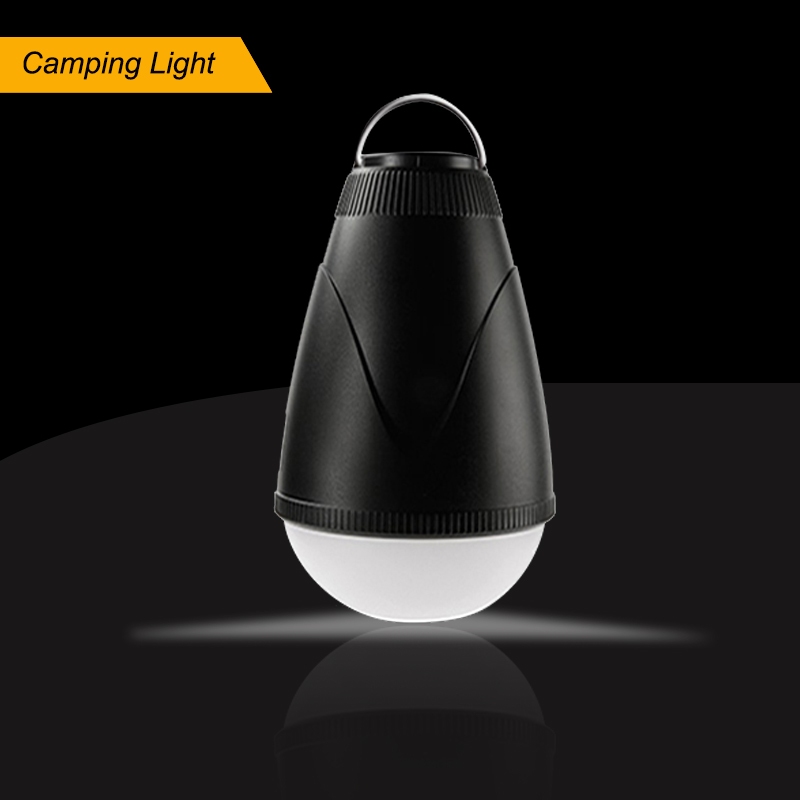 factory direct rechargeable wireless remote control led light black tent emergency lamp