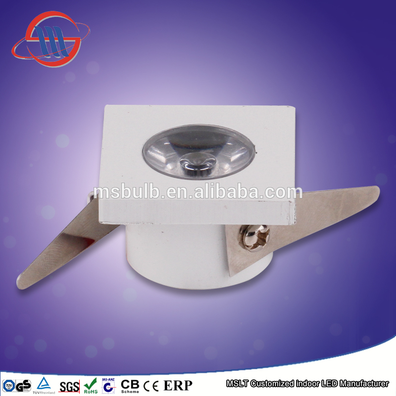 Haining Mingshuai lighting LED DOWNLIGHT 1.5W COB Square spot downlight RA>80 pf>0.5