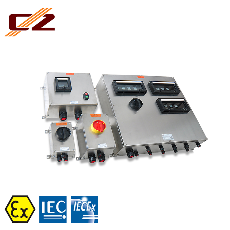 IECEX And ATEX Certified Explosion Proof Outdoor Electrical Panel Board Distribution Box