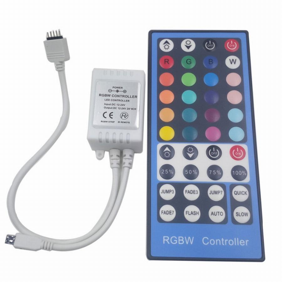 DC 12V 24V  RGBW  led Controller IR 40key For SMD5050 RGBW LED SMD strip lights.