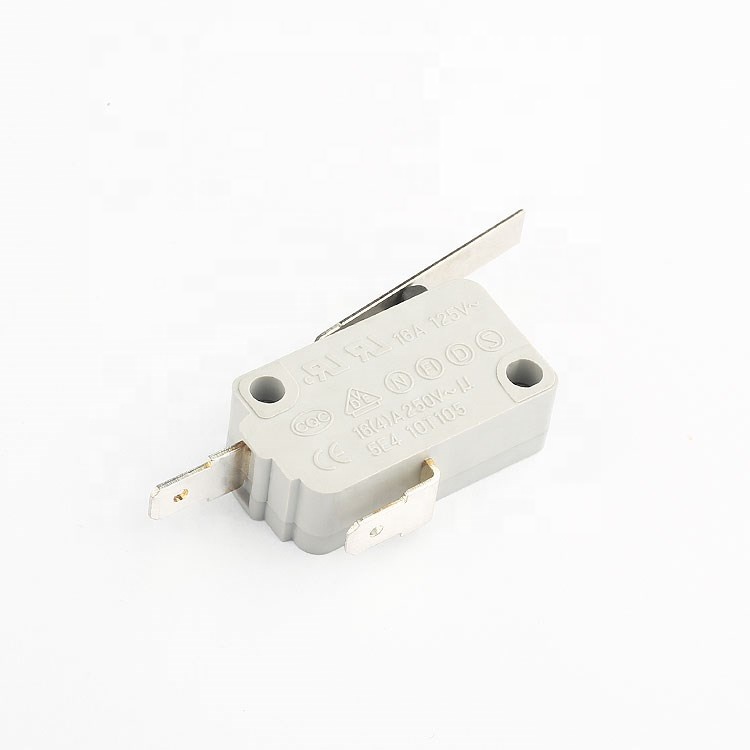 High Precision High Sensitive 10a 16a 250v Actuator lever micro switch ip65