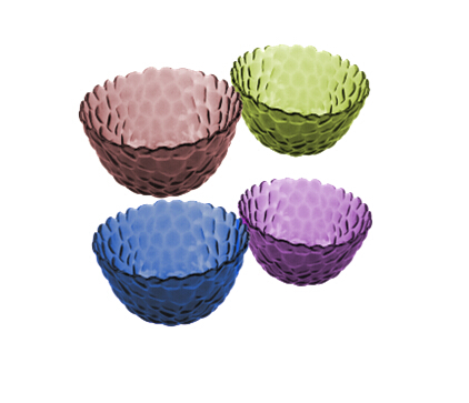 Hot products Fancy Flower Design Glass Bowls