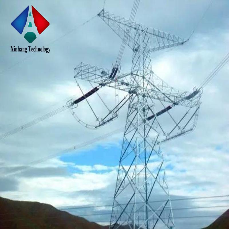 line power cable tower 230kv transmission structures of design electrical equipment 10m steel pole