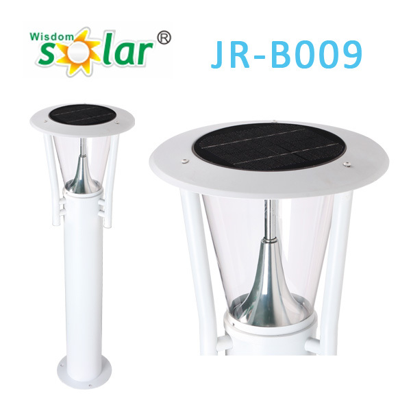 2.5W Ip65 Waterproof Outdoor simplicity All In One Solar Lawn Light Solar Led Garden Light candle shade(JR-B009)