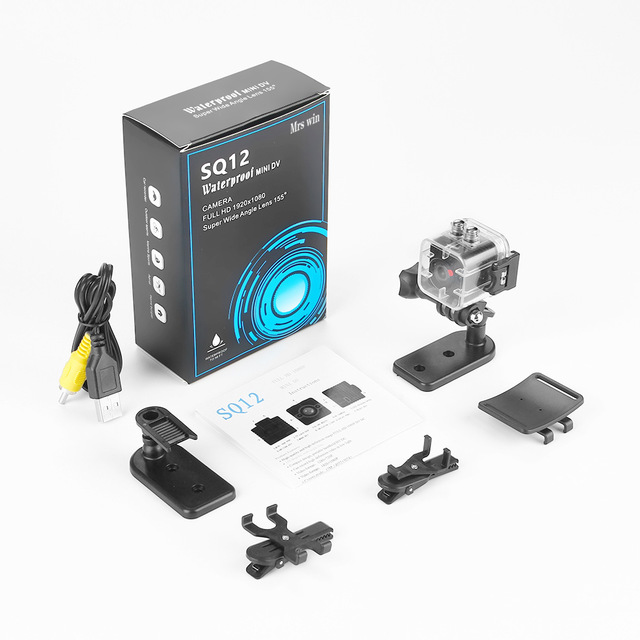 Hot Sale waterproof SQ12 small hidden camera User Manual 720P hd Mini DV