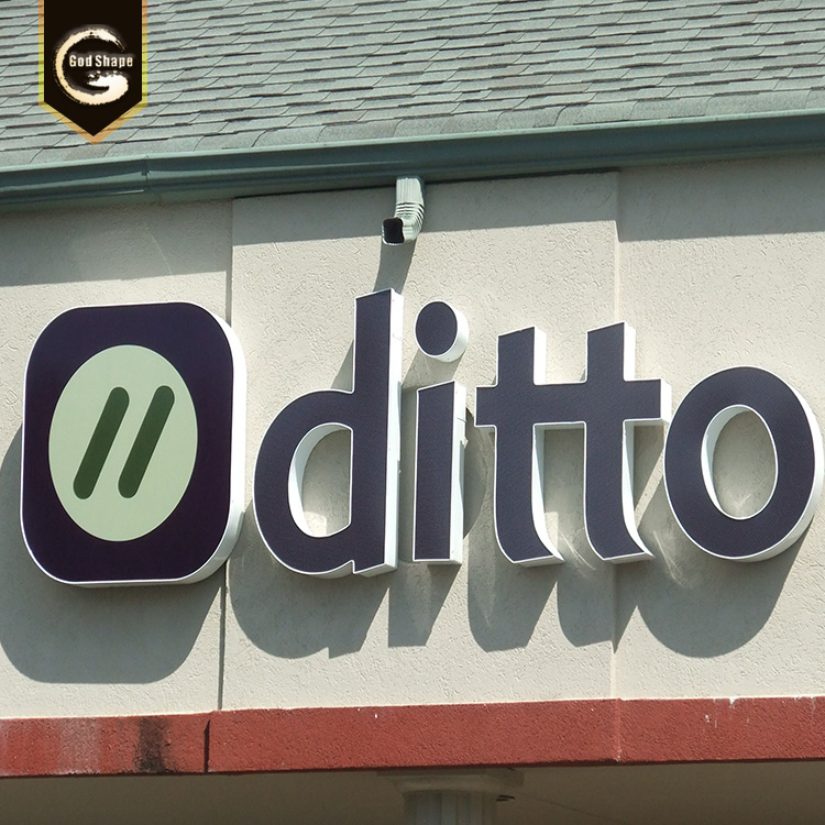 3D Lighting Acrylic LED Channel Letter Sign outdoor