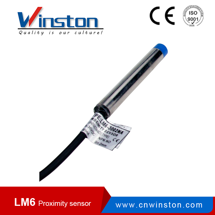 CE LM6 Cylinder Type NPN Inductive Magnetic Proximity Switch