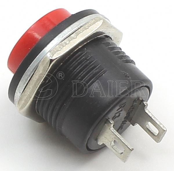 6a/125vac 3a/250vac SPST Remote Push Button Switch