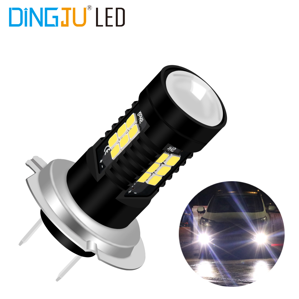 Chinese Factory 6000k 700lm Led Headlight H7 21smd 2835 Auto Bulb 12v 5.5w Fog Lamp In Low Price