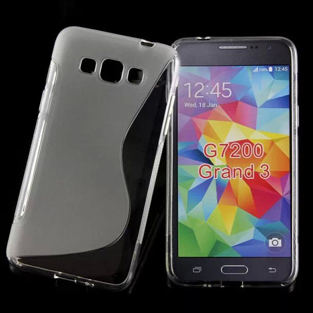 Mix colors in stock S line tpu case For Samsung Galaxy Grand 3 G7200