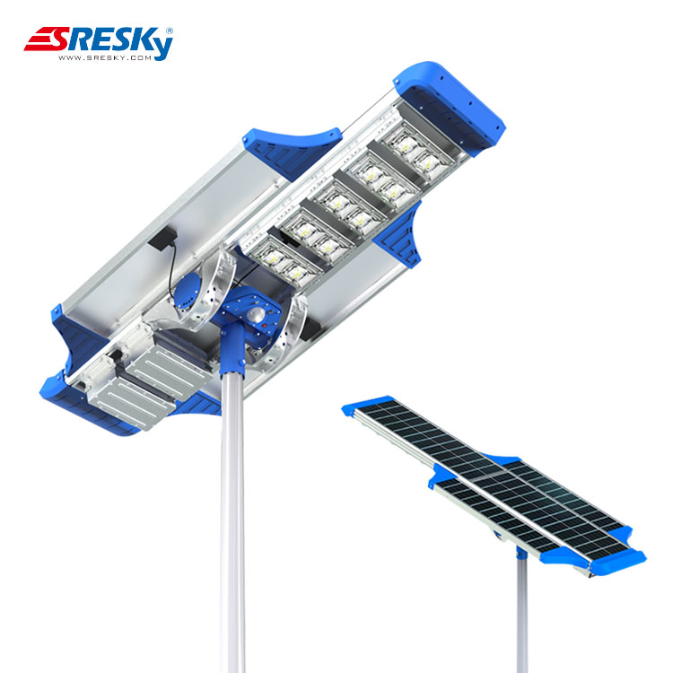 factory hot sales 5000 lumens all in one solar street led light IP65