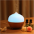 Hidly Wholesale 130ml Wood Grain Aroma Diffuser with 7 Changing Color LED Lights Prompt Goods Fast Shipping