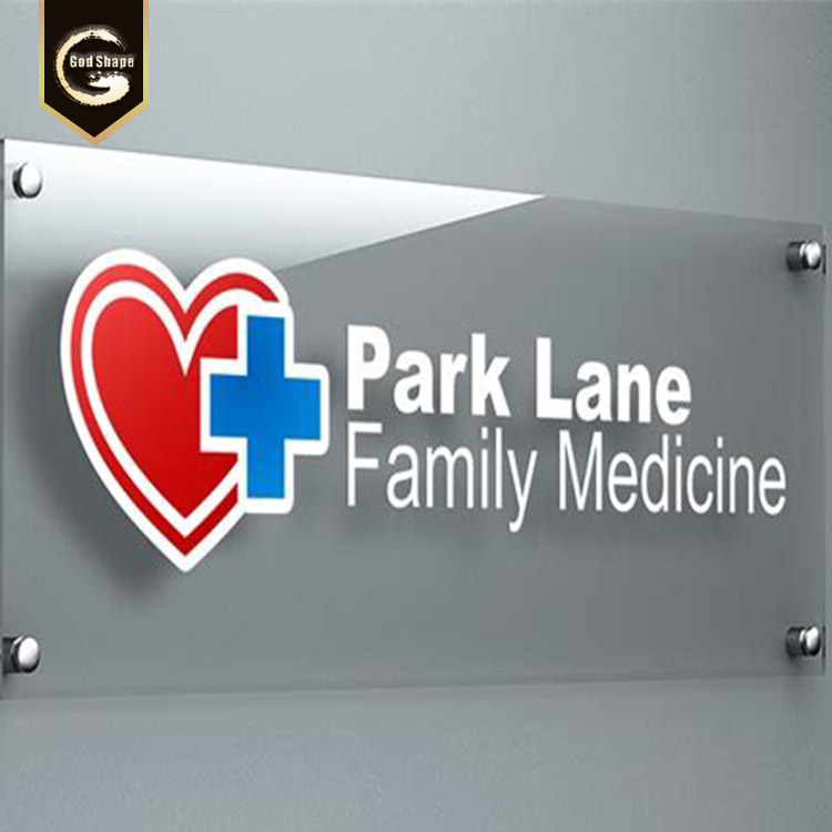 2019 new Custom Office Door Sign Plate Wall Mount Acrylic Sign acrylic sign board