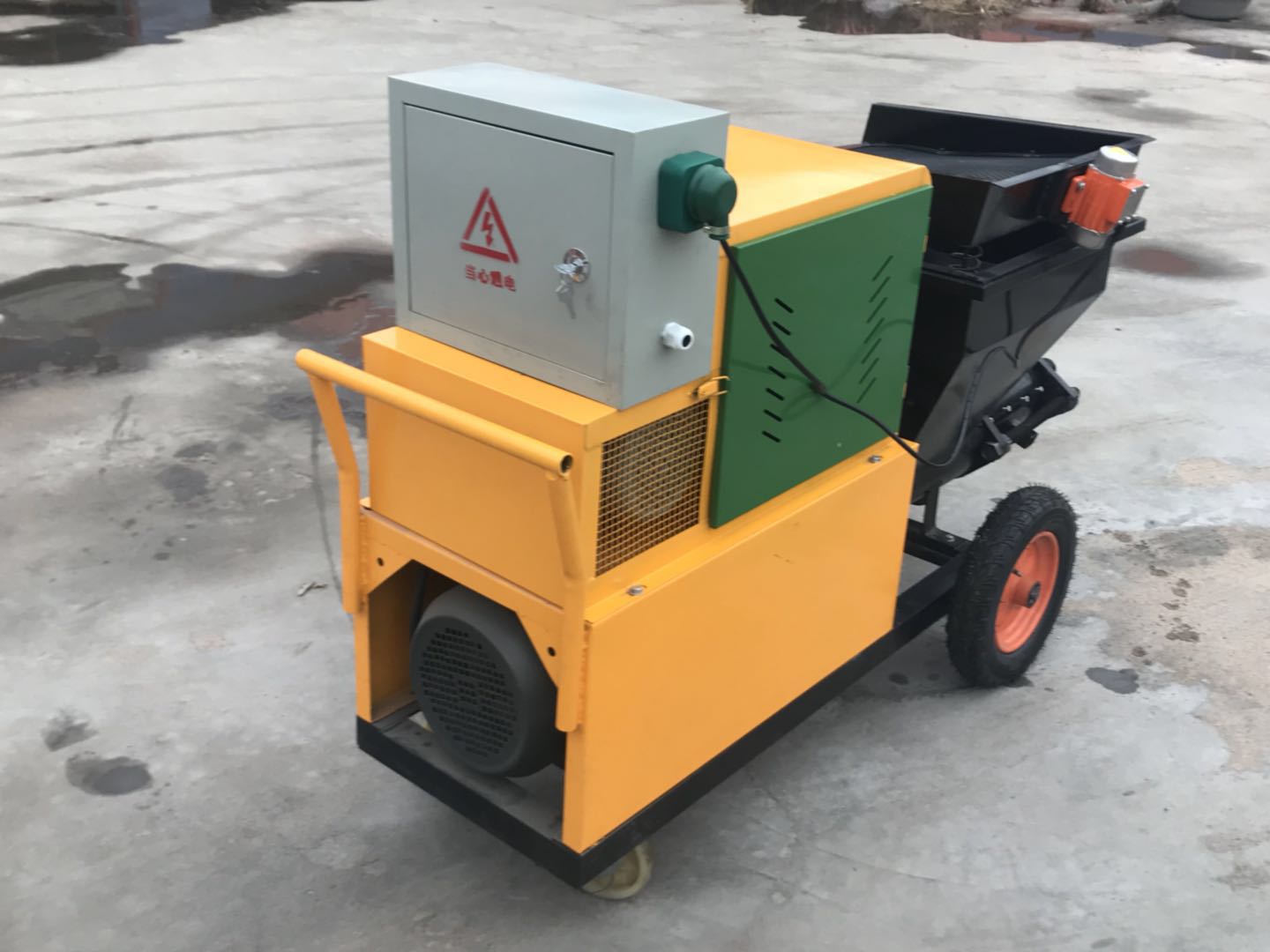 mortar automatic wall plastering machine for Spraying and conveying mortar