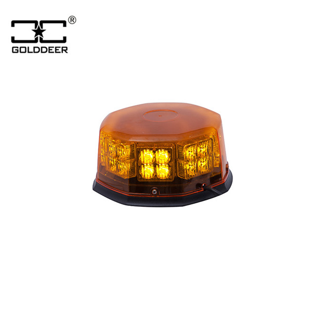 Emergency Amber LED Rotating Strobe Beacon Lights for Warning