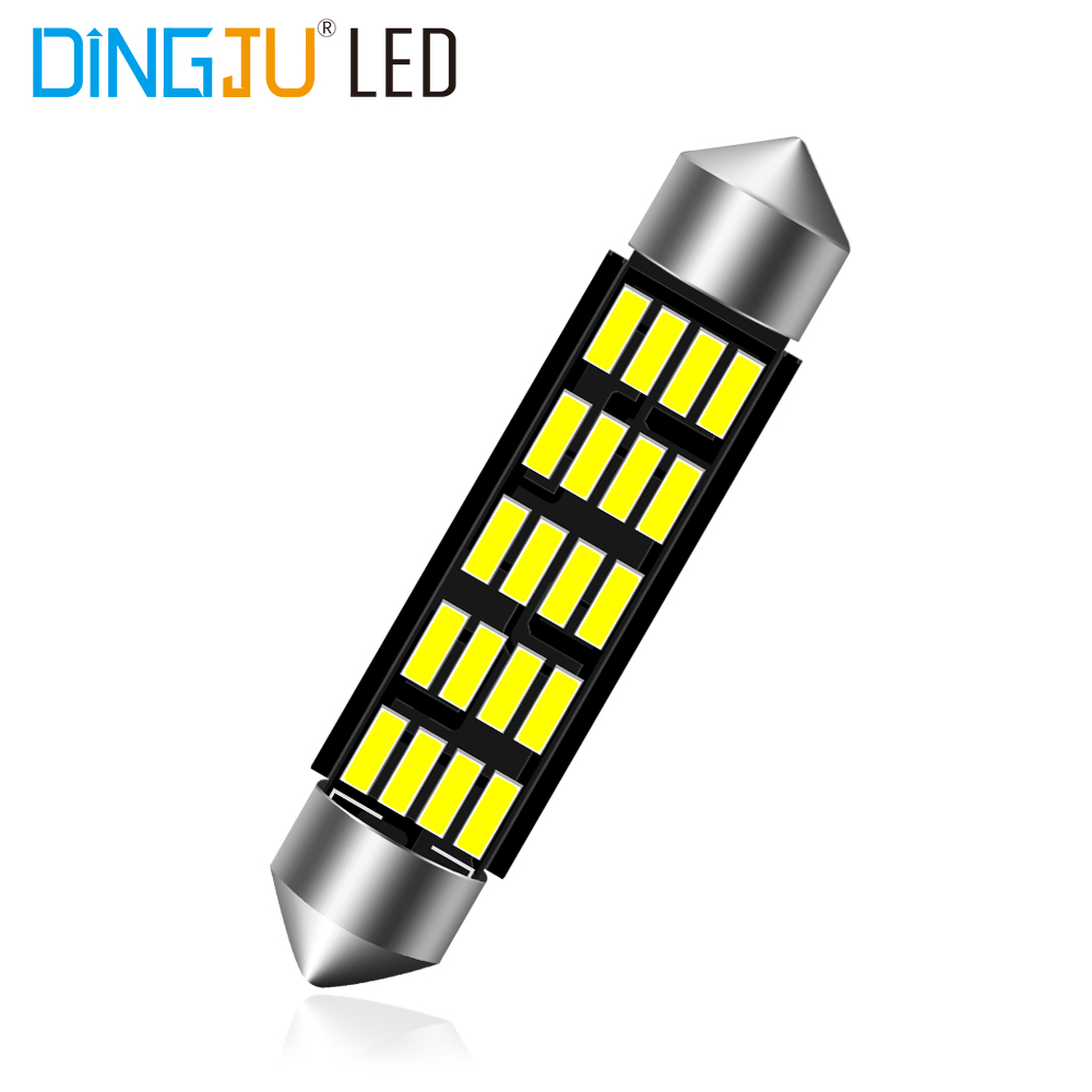 Manufactory Direct Led Festoon Light Canbus C5w 4014 16smd Auto Bulb 12v 51LM  Car Reading Light With Factory Sale Price