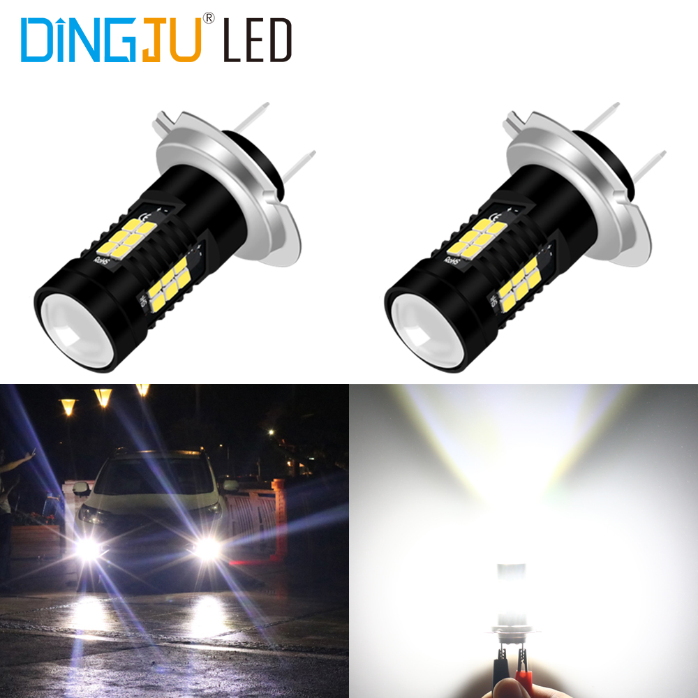 Factory Directly Supply h7 2835 21smd  led fog light 5.5w 700lm headlight bulb car good  price of China manufacturer