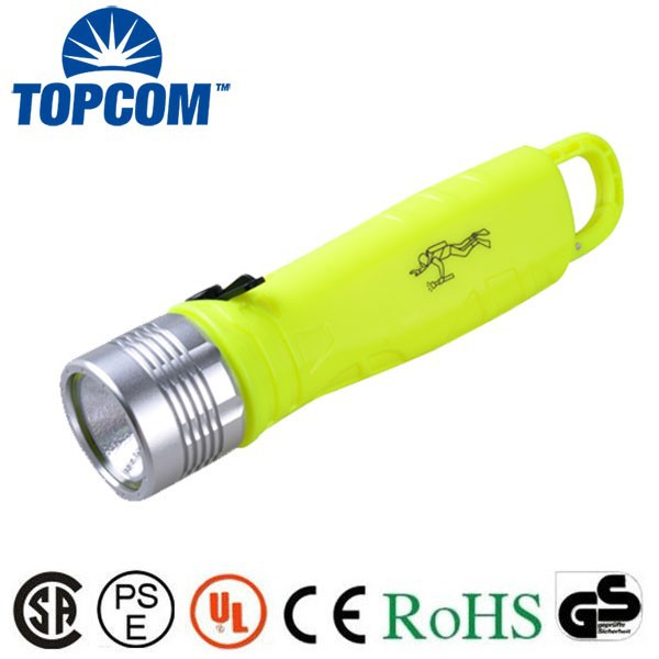 Trade Assurance Supplier IPX8 Diving Grade XPE LED Diving Flashlight