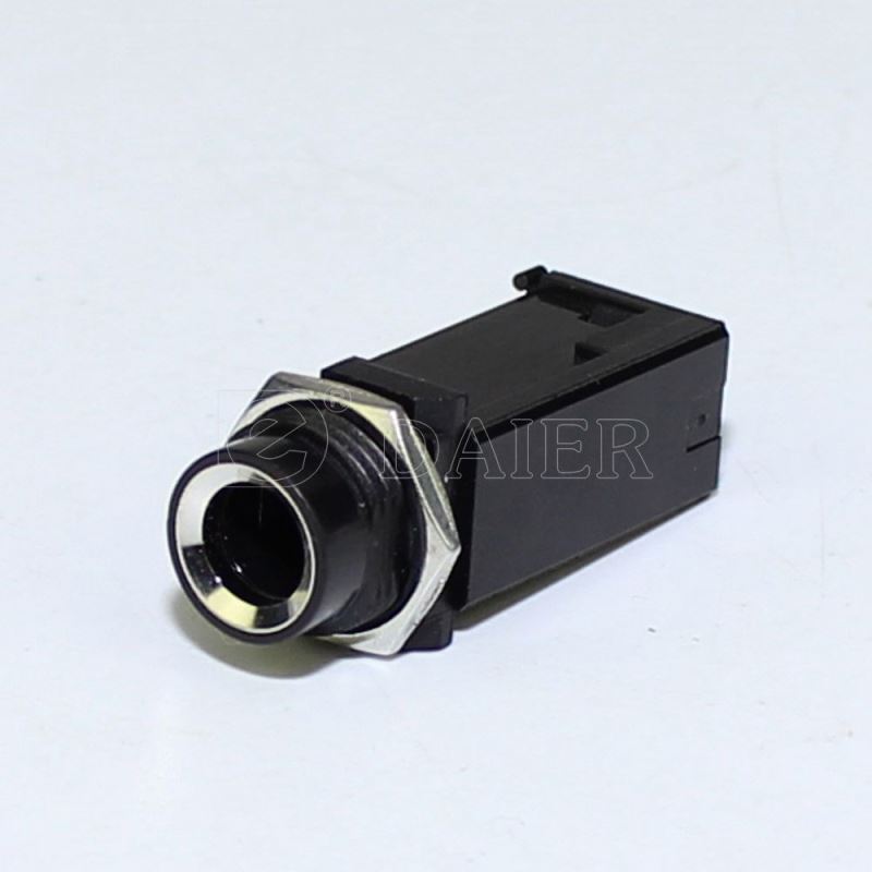 4pin 1/4 6.35mm Stereo PCB Mount Audio Female Phone Jack