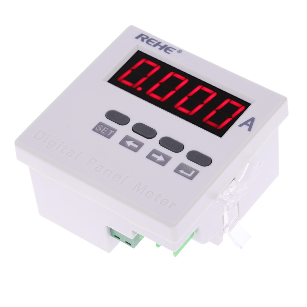 High Accuracy Digital Ammeter Single Phase AC Current Panel Meter digital ampermeter Current Ratio Programmable 5A AC/DC80V-270V