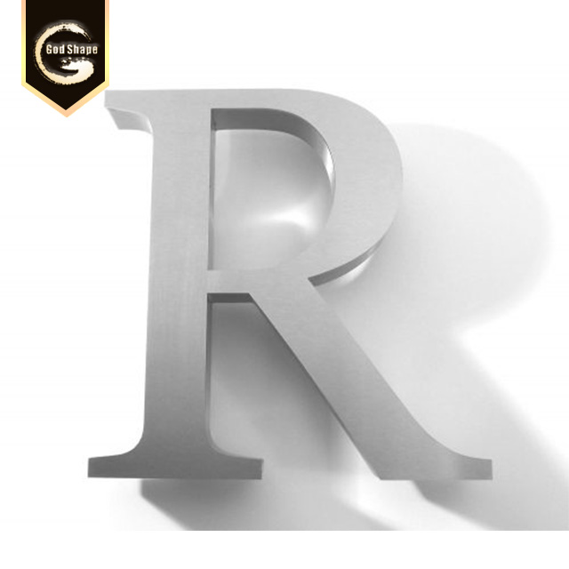 3D Logo Stainless steel Letters Advertising LED Signs