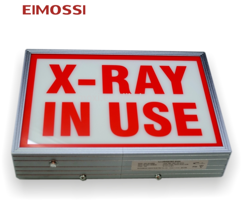 high quality x-ray in use led warning sign