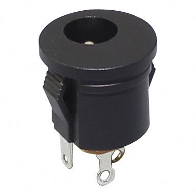 2.1mm 2.5mm 3 Pin Female Panel Mount Screw Nut Kit Audio 5.5mm DC Power Jack