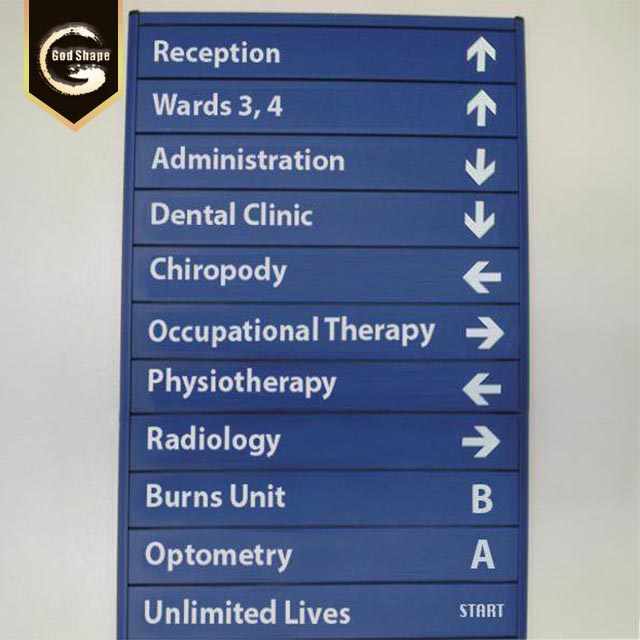 High Quality Factory Hospital Signage Advertising Square led Light Box Sign