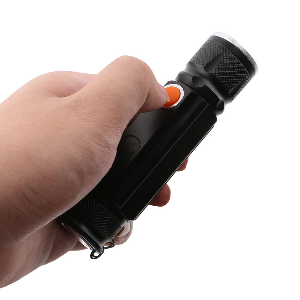 MINI COB USB Charging Multi-Function Portable Super Bright Zoom XPE LED Emergency Tactical Torch Flashlight