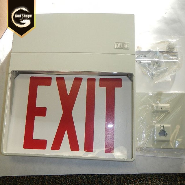 Hot design light safety led acrylic emergency sign exit sign