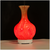 Vase Shape Marble Glass Essential Oil Diffuser with Colorful LED Lights Cool Mist for Purification and Humidification