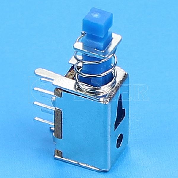 Double Pole Electronic Push Button Switch on PCB