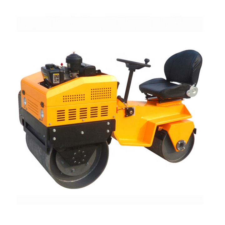 Walking behind mini soil asphalt road roller compactor for sale