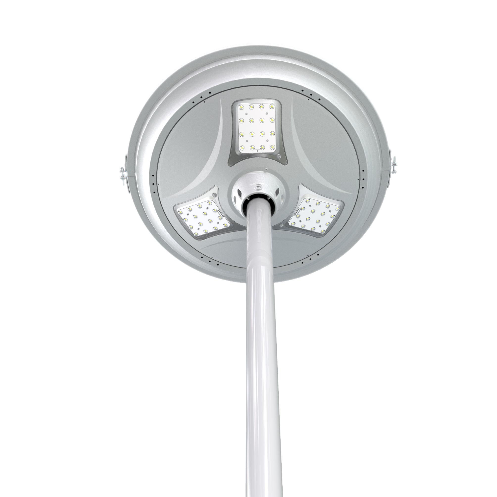 modern led solar powered pillar light solar street light