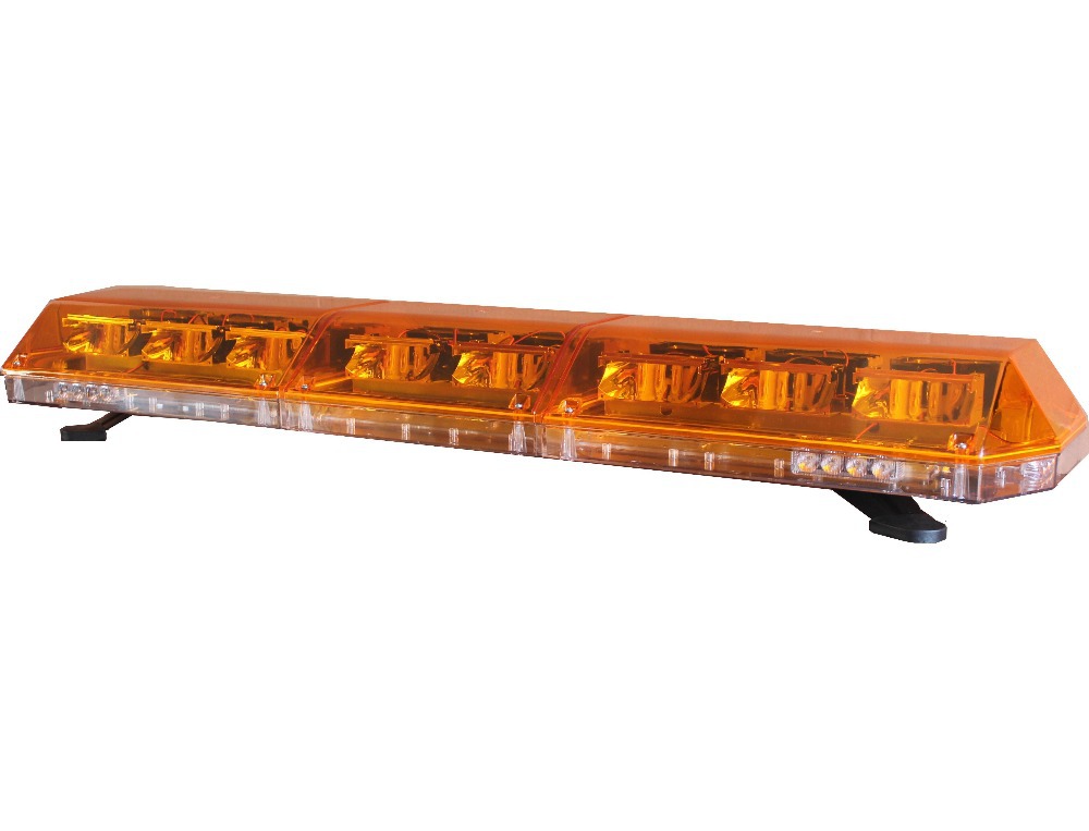 High bright PC material 88W orange led warning lightbar for ambulance car