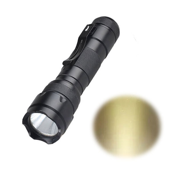 Mini 2000 Lumens Tactical Flashlight Adjustable Focus 3 Mode Small Portable Torch XML T6 Flashlight With Clip