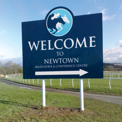 Road sign board Aluminum composite panel signs for advertising, yard sign with digital printing vinyl graphics