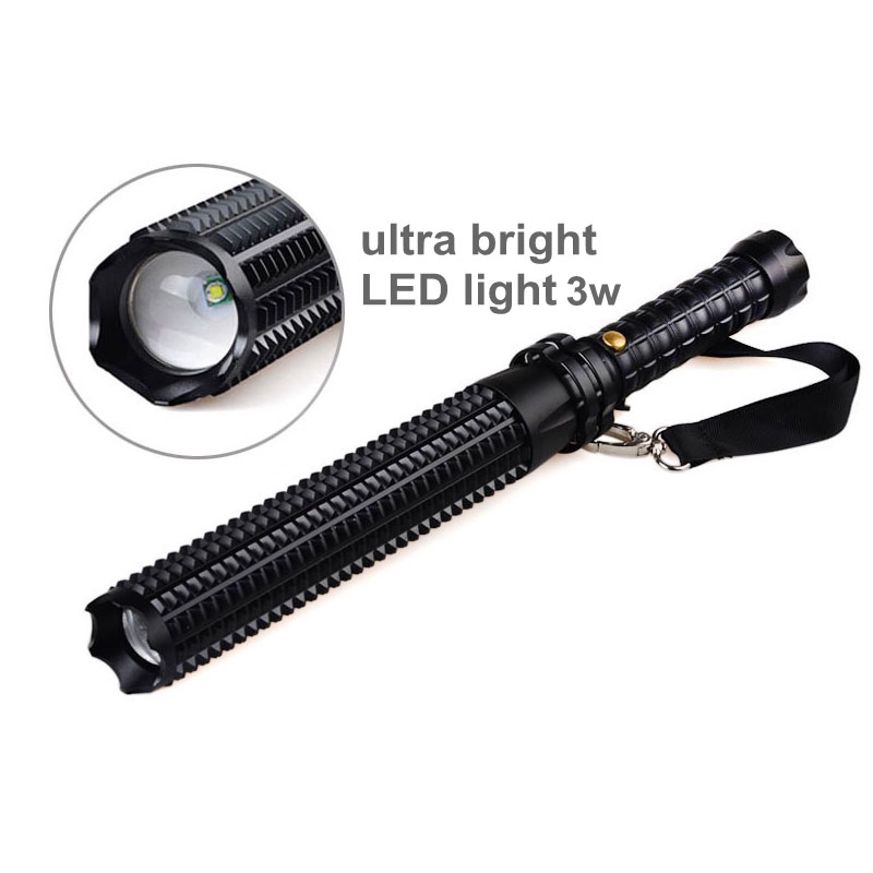 Rechargeable Portable Zoom XPE Aluminum Led Flashlight Self Defense Products